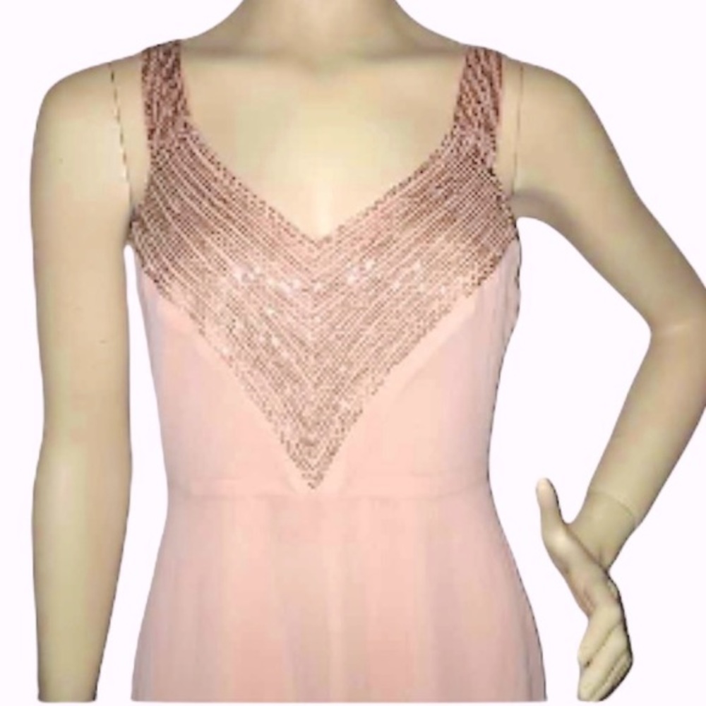 NWT Forever 21 Embellished Beaded Formal Maxi Dress